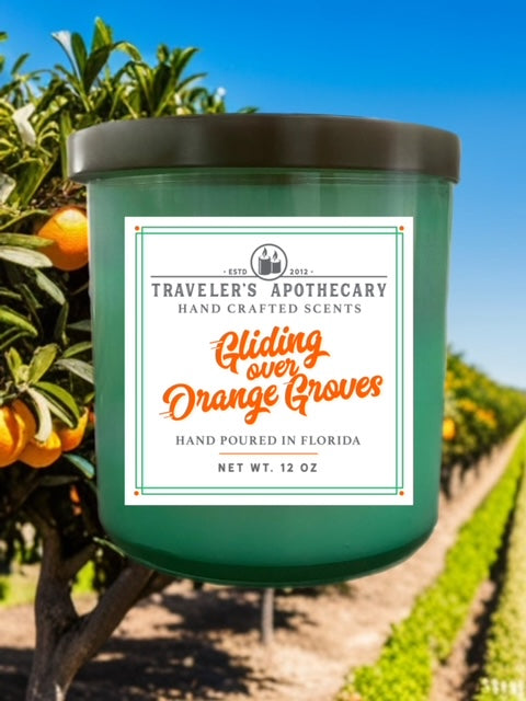 Gliding Over Orange Groves